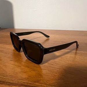Meller Dark Smokey Green Polarized Sunglasses